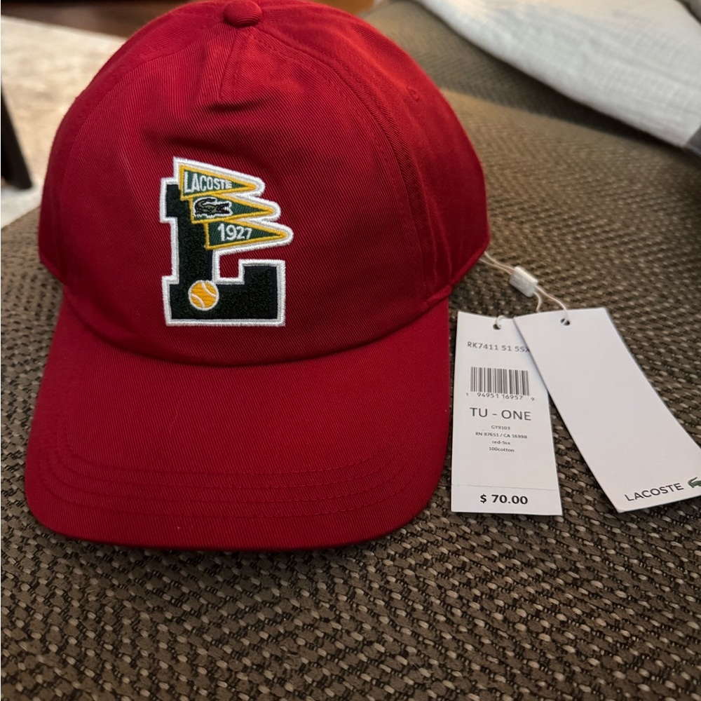 Lacoste L Pennant Twill Baseball Cap